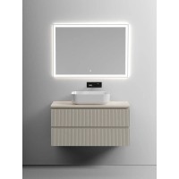 Столешница Sancos, 80 х 46 см, без отверстия под смеситель, цвет Kreman, TT80A2