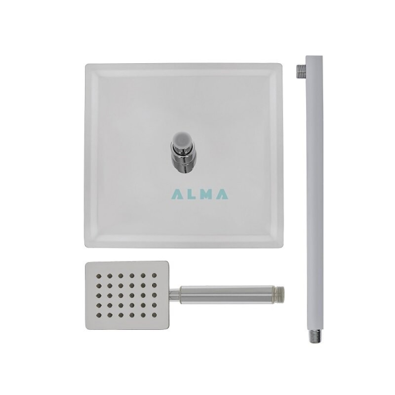 Душевая система ALMAes Weber TVZ-0806, термостатическая, с изливом, хром