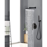 Душевая система ALMAes Sakari TVZ-0890, цвет черный матовый