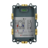 Душевая система ALMAes Khabur TVZ-0897, термостатическая, 3 потребителя, с изливом, цвет черный матовый