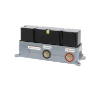 Душевая система ALMAes Stora TVZ-0899, термостатическая, 3 потребителя, с изливом, цвет черный матовый
