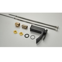 Смеситель ALMAes Luara для раковины, цвет черный матовый, TVZ-0902