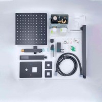 Душевая система ALMAes Teivaz TVZ-1805, цвет черный матовый