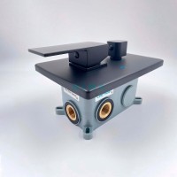 Душевая система ALMAes Teivaz TVZ-1805, цвет черный матовый
