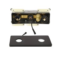 Душевая система ALMAes Tiber TVZ-8805, термостатическая, 3 потребителя, с изливом, цвет черный матовый
