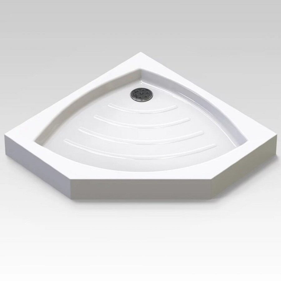 Поддон душевой Veconi Tezeo TZ-03, 100 x 100 см, белый