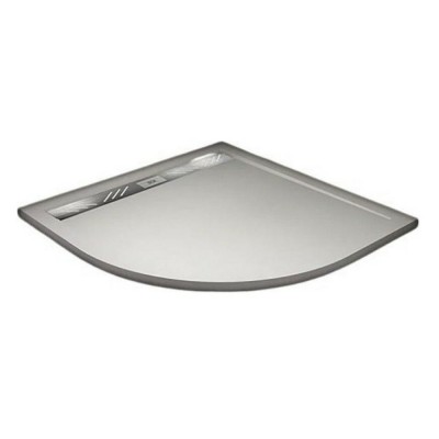 Душевой поддон Veconi Tezeo TZ05-100PL-01-19C3 stone, 100 х 100 см, четверть круга, белый матовый