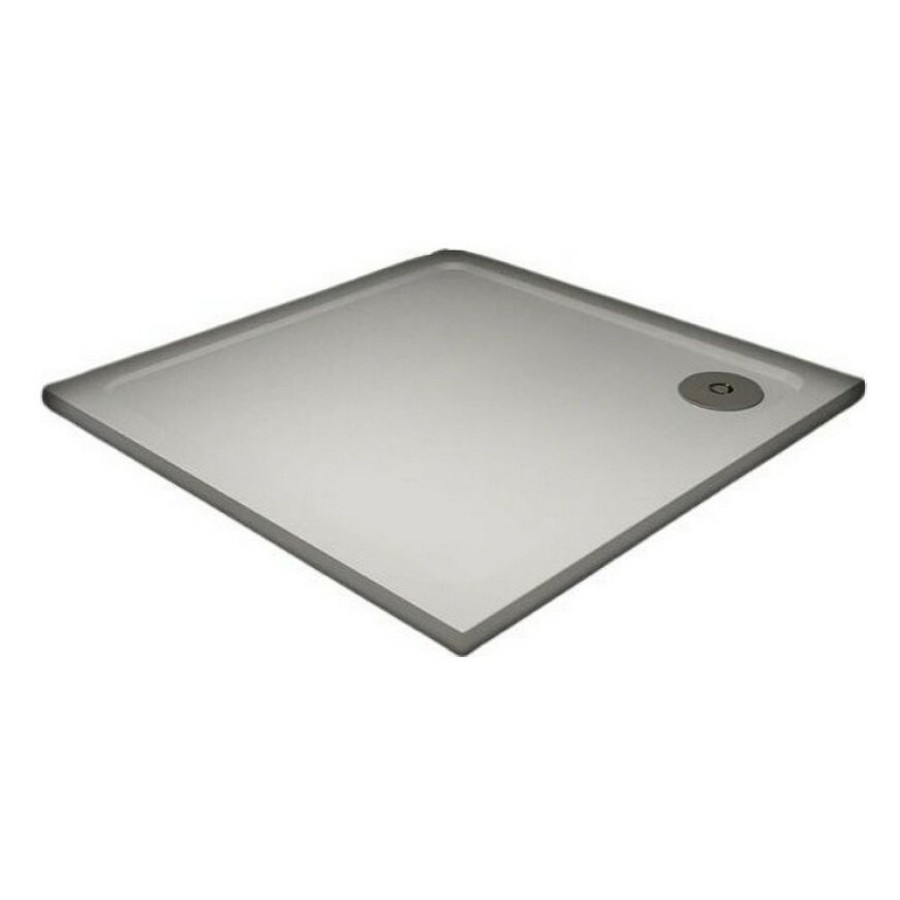Душевой поддон Veconi Tezeo TZ08-90K-01-19C3 stone, 90 х 90 см, квадратный, белый глянцевый