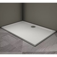 Душевой поддон Veconi Tezeo TZ09-12080PR-01-19C3 stone, 120 х 80 см, прямоугольный, белый глянцевый