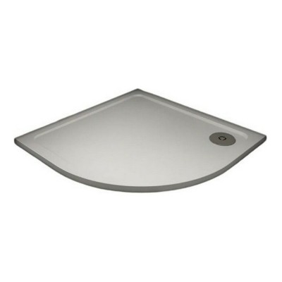 Душевой поддон Veconi Tezeo TZ10-100PL-01-19C3 stone, 100 х 100 см, четверть круга, белый глянцевый