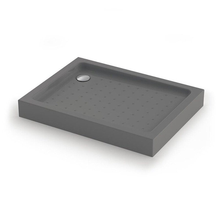 Поддон душевой Veconi Tezeo Acrylic TZ54GR-12080-C5, 120 x 80 см, прямоугольный, акрил, серый