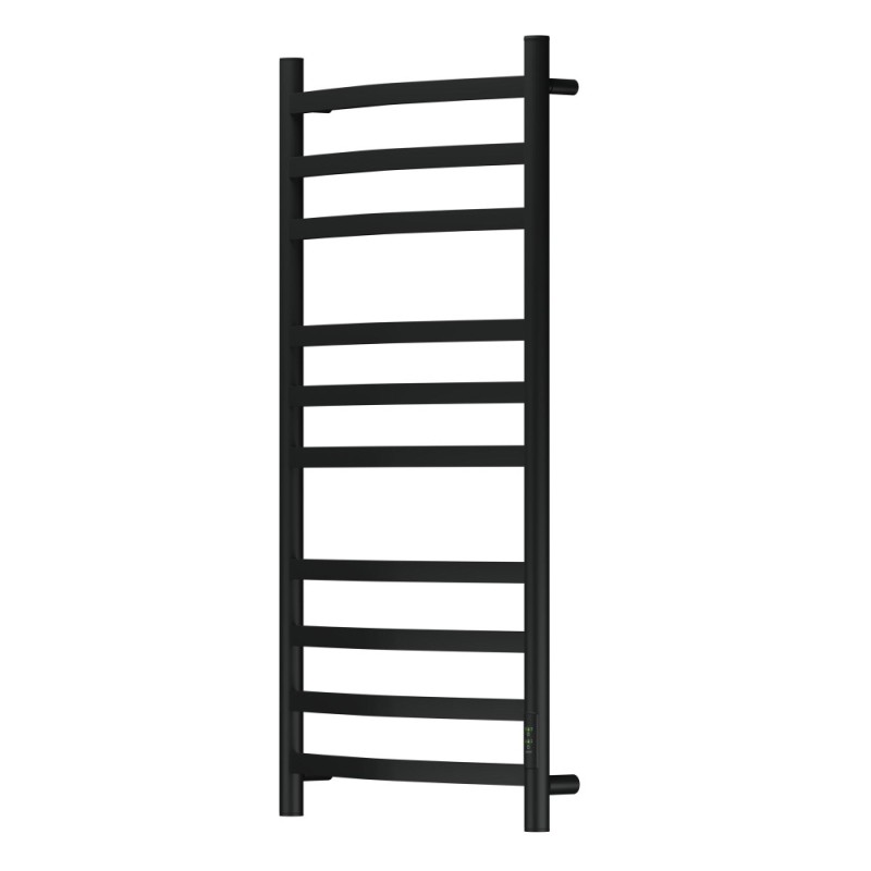 Полотенцесушитель электрический Apextermo Umbra UM00105BM, ширина 50 см, высота 100 см, диммер справа, цвет черный матовый