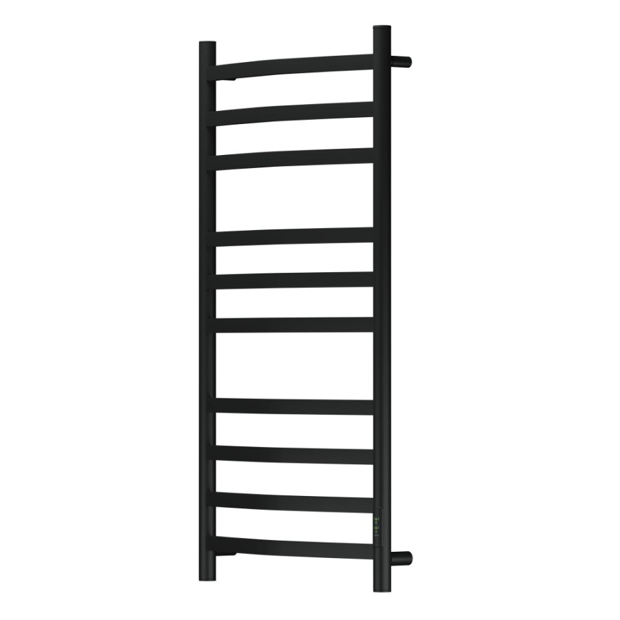 Полотенцесушитель электрический Apextermo Umbra UM00105BM, ширина 50 см, высота 100 см, диммер справа, цвет черный матовый