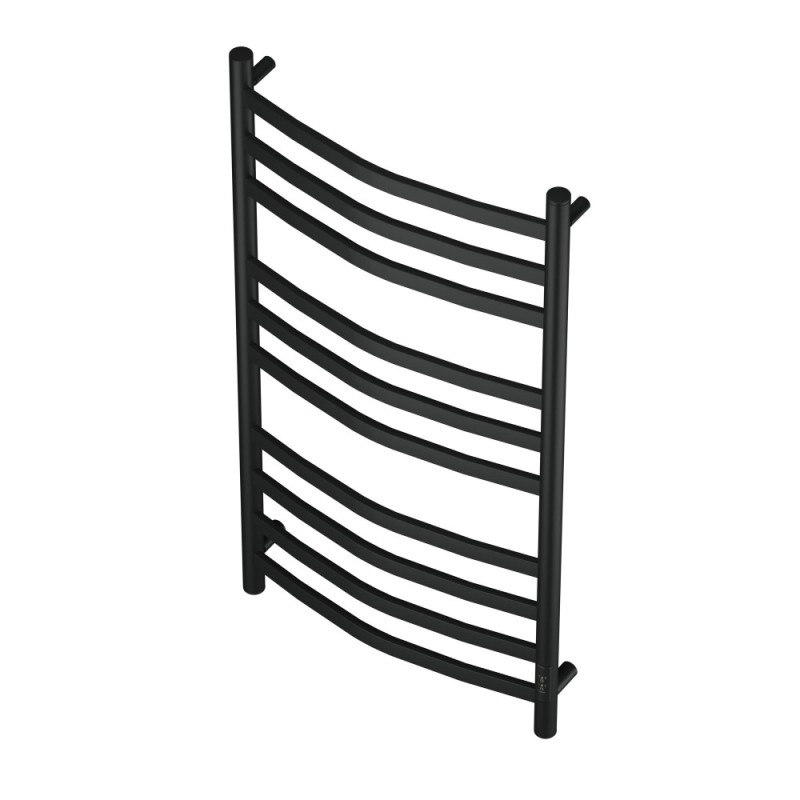 Полотенцесушитель электрический Apextermo Umbra UM00105BM, ширина 50 см, высота 100 см, диммер справа, цвет черный матовый