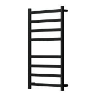 Полотенцесушитель электрический Apextermo Umbra UM00185BM, ширина 50 см, высота 80 см, диммер справа, цвет черный матовый