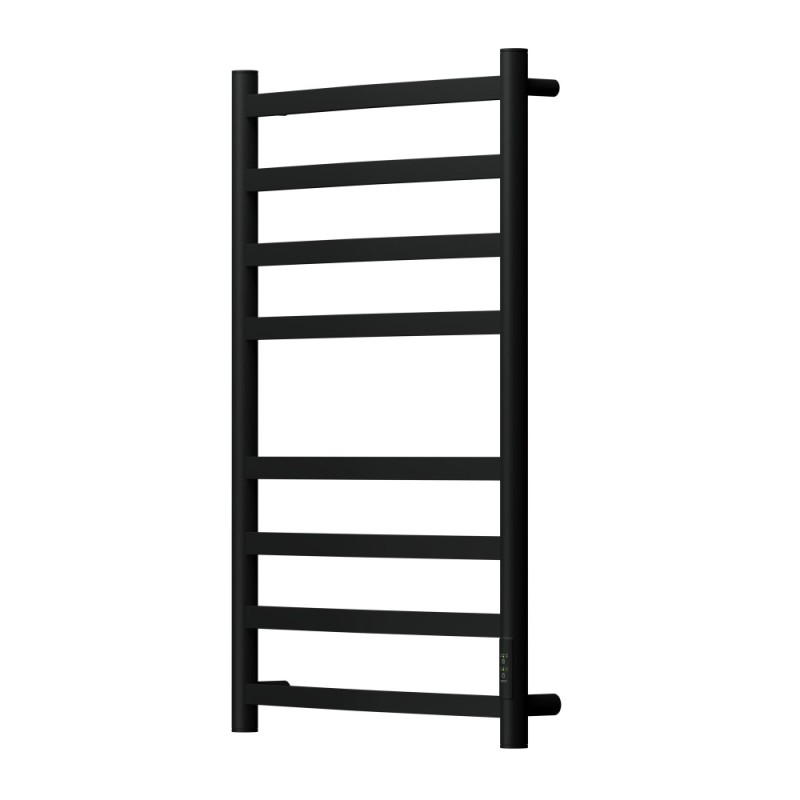 Полотенцесушитель электрический Apextermo Umbra UM00185BM, ширина 50 см, высота 80 см, диммер справа, цвет черный матовый