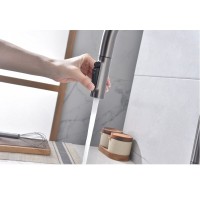 Смеситель для кухонной мойки Paulmark Universal Un213880-GM, с подключением к фильтру, вороненая сталь
