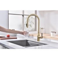 Смеситель для кухонной мойки Paulmark Universal Un213880-LG, с подключением к фильтру, золото светлое