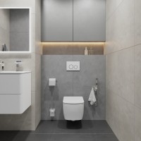 Клавиша смыва Iddis Unifix UNI03WCi77 универсальная, матовый белый с хромовыми кольцами