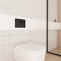 Клавиша смыва Iddis Unifix UNI10B0i77 универсальная черный 010
