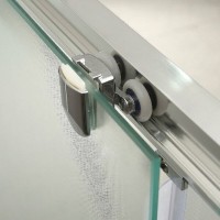 Душевой уголок BelBagno Unique 115 х 90 см, стекло прозрачное, профиль хром, UNIQUE-AH-1-100/115-90-C-Cr
