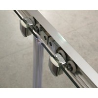 Душевой уголок BelBagno UNIQUE-AH-1-110/125-90-C-Cr, 125 х 90 х 190 см, профиль хром, стекло прозрачное
