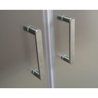 Душевой уголок BelBagno UNIQUE-AH-1-120/135-80-C-Cr, 135 х 80 х 190 см, профиль хром, стекло прозрачное