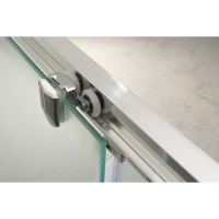 Душевой уголок BelBagno UNIQUE-AH-2-100/115-75/90-P/C-Cr, 100/115 х 75/90 см, стекло прозрачное/рифленрое, цвет профиля хром