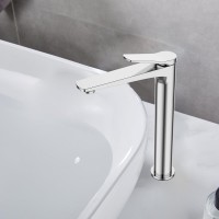 Смеситель BelBagno Unique-LMC-CRM-W0 для раковины, без донного клапана, хром