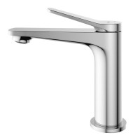 Смеситель BelBagno Unique-LVM-CRM-W0 для раковины, без донного клапана, хром