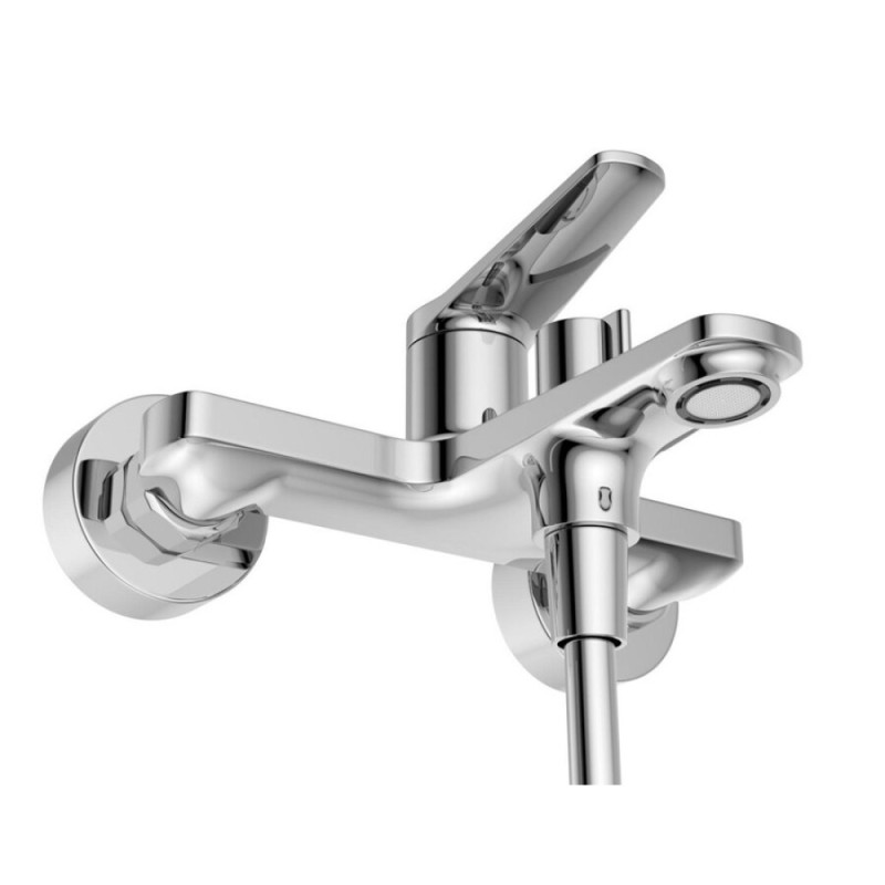 Смеситель BelBagno Unique-VASM-CRM для ванны, с душевым гарнитуром, хром