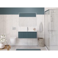 Тумба под раковину BelBagno UNO-1000-1C-SO-AO, 100 см, подвесная, голубая матовая