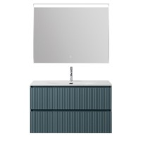 Тумба под раковину BelBagno UNO-1200-2C-SO-AO, 120 см, подвесная, голубая матовая