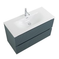 Тумба под раковину BelBagno UNO-1200-2C-SO-AO, 120 см, подвесная, голубая матовая