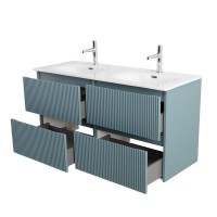 Тумба под раковину BelBagno UNO-1200-4C-SO-AO, 120 см, подвесная, голубая матовая