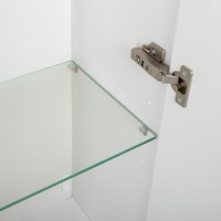 Шкаф-пенал BelBagno UNO-1600-1A-SC-BO, 33 см, подвесной, цвет Bianco Opaco