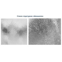 Душевой уголок BelBagno 100 х 100 х 195 см, профиль хром, стекло шиншилла, UNO-195-A-2-100-CH-CR
