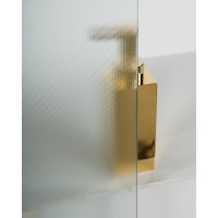 Душевая дверь в нишу BelBagno Uno-195, 100 х 195 см, стекло рифленое, профиль хром, UNO-195-BF-1-100-P-Cr