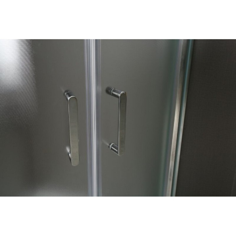 Душевой уголок BelBagno Uno-195, UNO-195-R-2-80-C-Cr, 80 х 80 х 195 см, профиль хром, стекло прозрачное