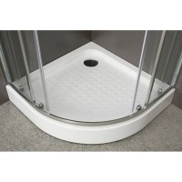 Душевой уголок BelBagno Uno-195, UNO-195-R-2-90-C-Cr, 90 х 90 х 195 см, профиль хром, стекло прозрачное