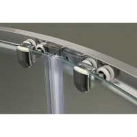 Душевой уголок BelBagno Uno-195, UNO-195-R-2-90-C-Cr, 90 х 90 х 195 см, профиль хром, стекло прозрачное