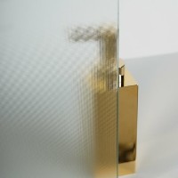 Душевой уголок BelBagno Uno-195, 95 х 95 см, стекло рифленое, профиль хром, UNO-195-R-2-95-P-Cr