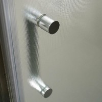 Душевой уголок BelBagno Uno-195, 95 х 95 см, стекло рифленое, профиль хром, UNO-195-R-2-95-P-Cr