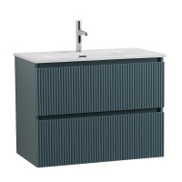 Тумба под раковину BelBagno UNO-800-2C-SO-AO, 80 см, подвесная, голубая матовая