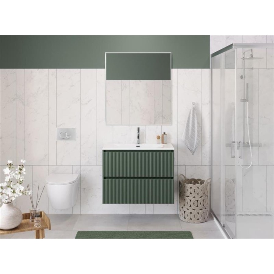 Тумба под раковину BelBagno UNO-800-2C-SO-VO, 80 см, подвесная, еловая матовая
