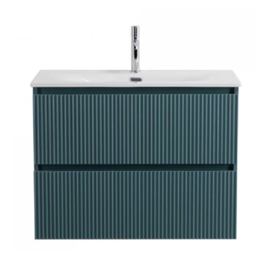 Тумба под раковину BelBagno UNO-900-2C-SO-AO, 90 см, подвесная, голубая матовая