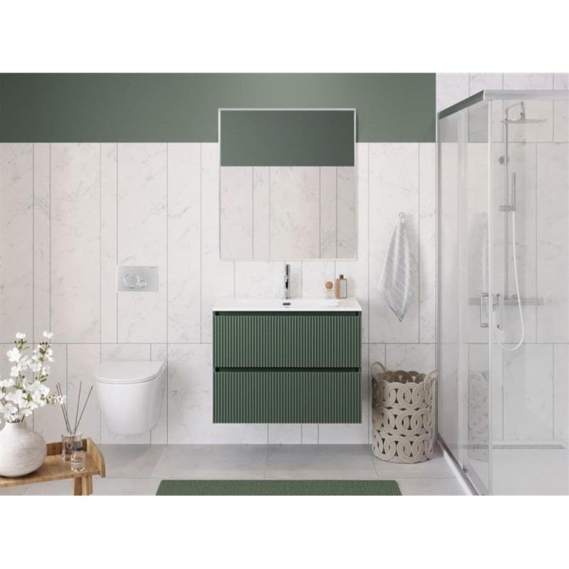 Тумба под раковину BelBagno UNO-900-2C-SO-VO, 90 см, подвесная, еловая матовая