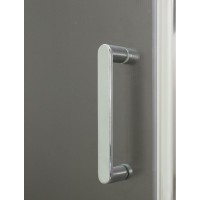 Душевой уголок BelBagno UNO-AH-2-120/80-M-Cr, 120 х 80 см, стекло матовое, профиль хром