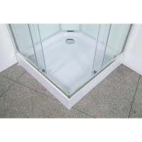Душевая кабина BelBagno Uno-CAB-A-2-90-C-CR, 90 х 90 см