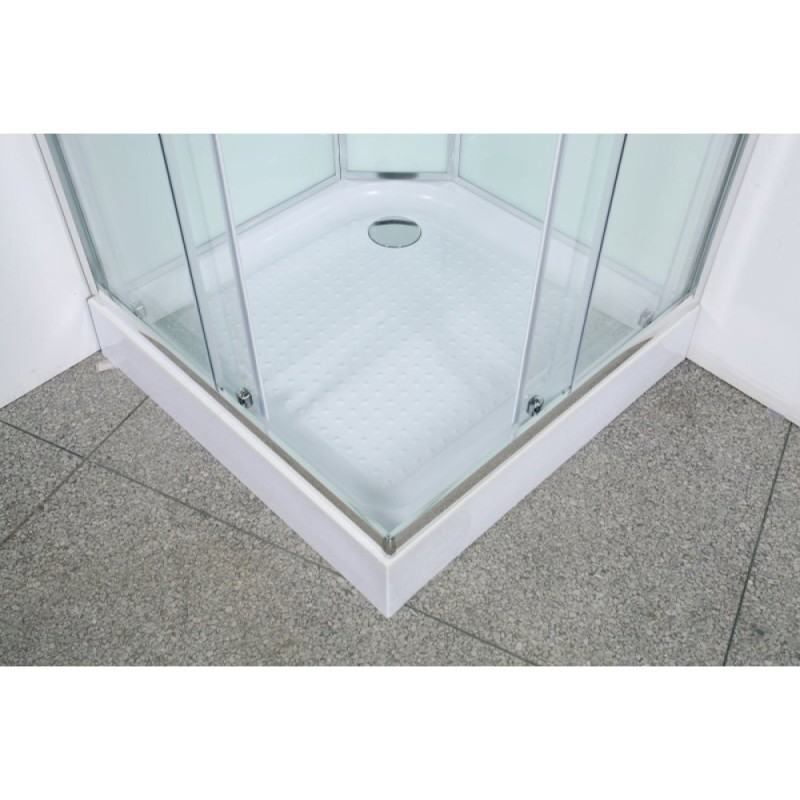 Душевая кабина BelBagno Uno-CAB-A-2-90-C-CR, 90 х 90 см